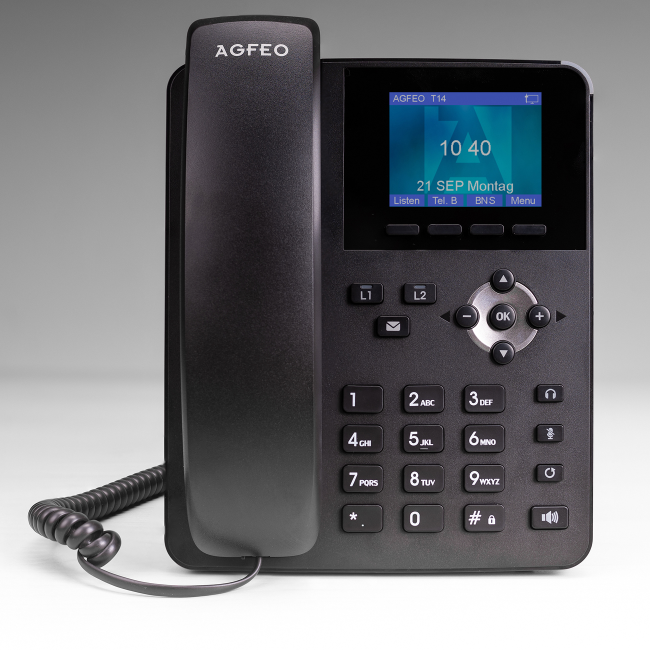 AGFEO Telefon T14 SIP schwarz - 6101690